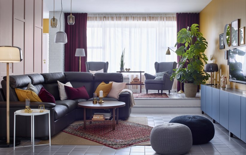 Un coin télé confortable et convivial Un coin télé confortable et convivial