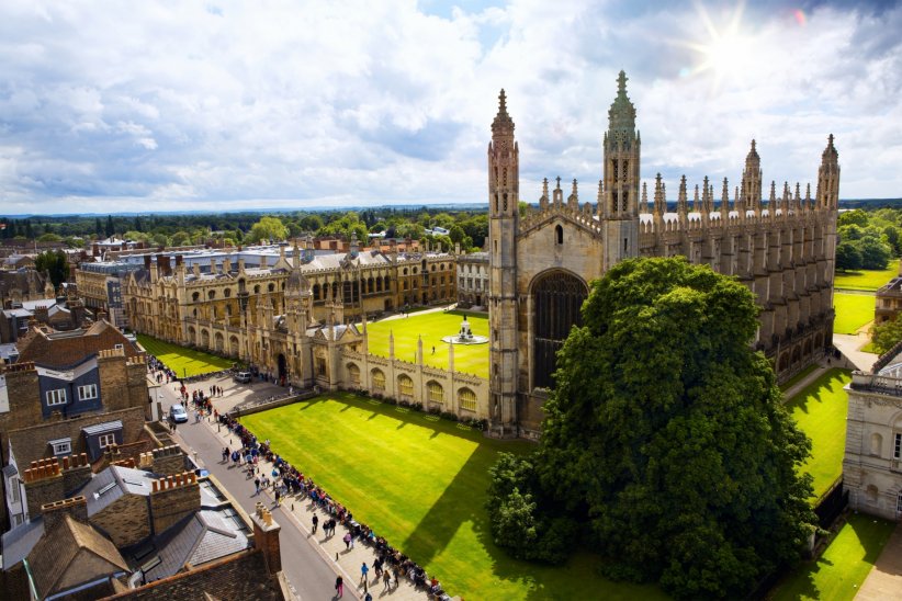 L'université de Cambridge, en Angleterre L'université de Cambridge, en Angleterre