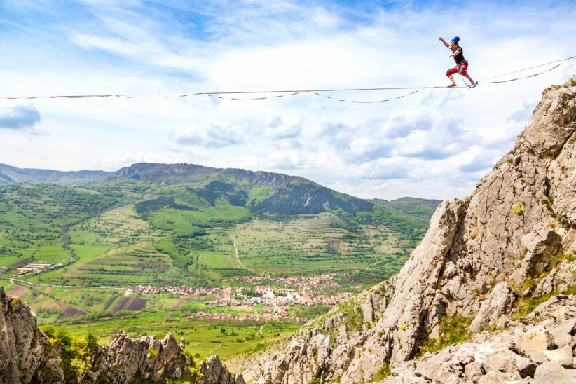 La highline, la marche au-dessus du vide La highline, la marche au-dessus du vide