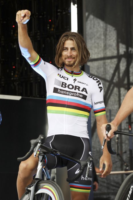 Peter Sagan, un pincement de fesses déplacé Peter Sagan, un pincement de fesses déplacé