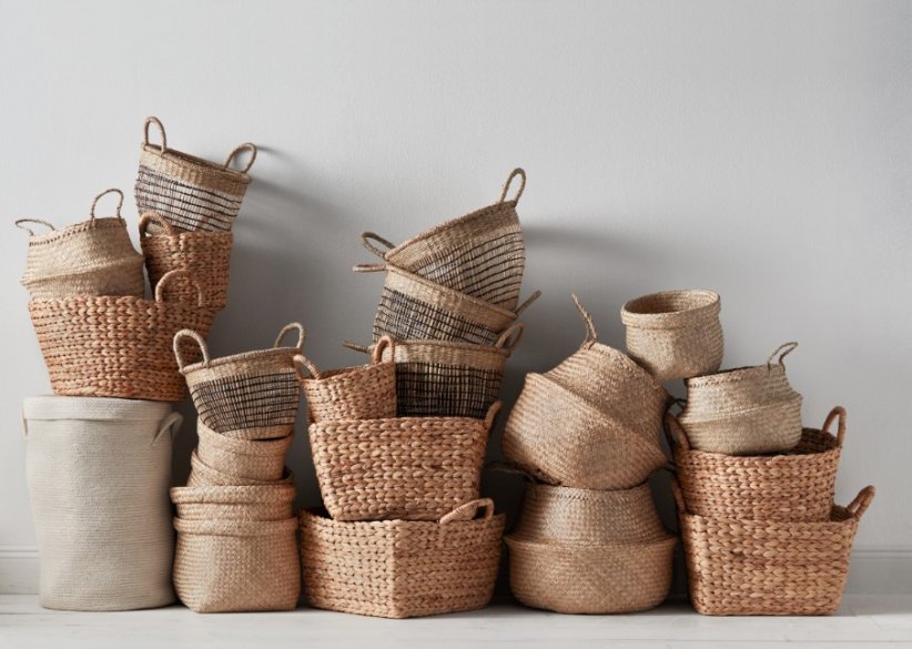 Les paniers de rangement Les paniers de rangement