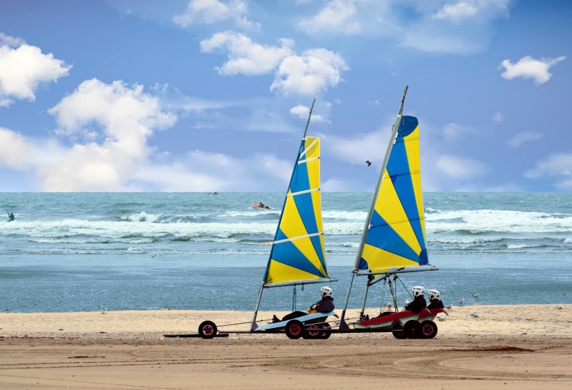 Le char à voile Le char à voile