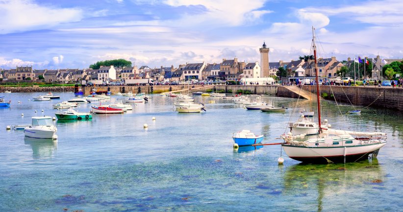 Le port de Roscoff en Bretagne Le port de Roscoff en Bretagne