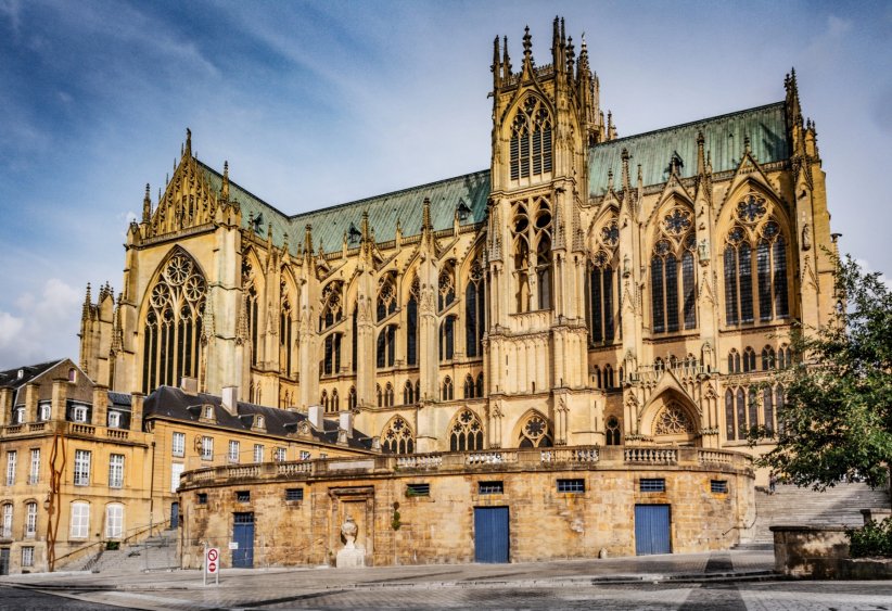 Metz, pour ses vitraux et verrières Metz, pour ses vitraux et verrières