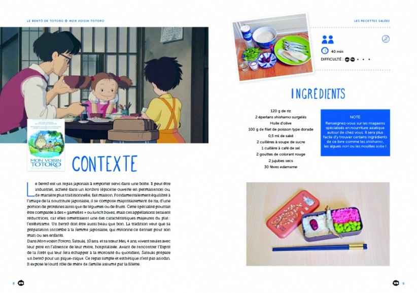 "Les recettes des films du Studio Ghibli" (Ynnis Éditions) "Les recettes des films du Studio Ghibli" (Ynnis Éditions)