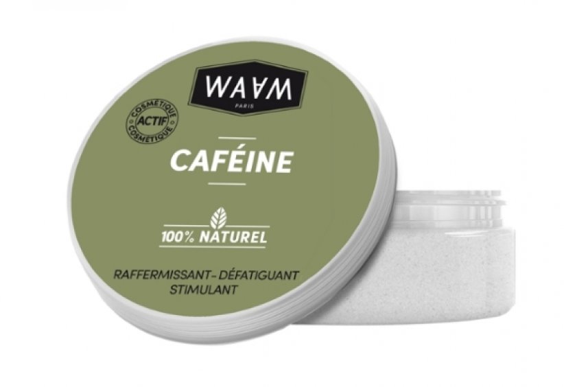 Un peu de caféine en poudre Un peu de caféine en poudre