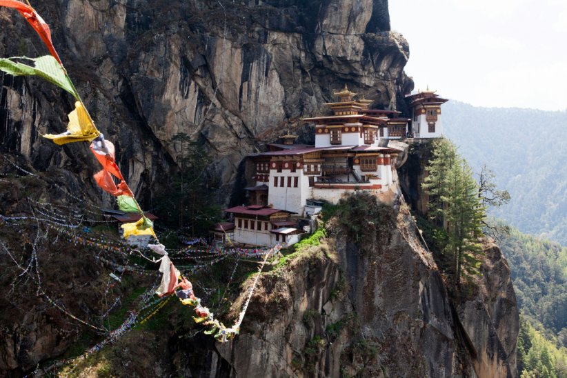 Le monastère de Taktshang au Bhoutan Le monastère de Taktshang au Bhoutan