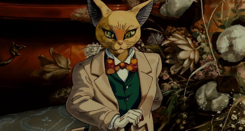 Le Baron Humbert von Gikkingen de "Si tu tends l'oreille" (1995) de Yoshifumi Kondo et "Le Royaume des chats" (2002) de Hiroyuki Morita Le Baron Humbert von Gikkingen de "Si tu tends l'oreille" (1995) de Yoshifumi Kondo et "Le Royaume des chats" (2002) de Hiroyuki Morita