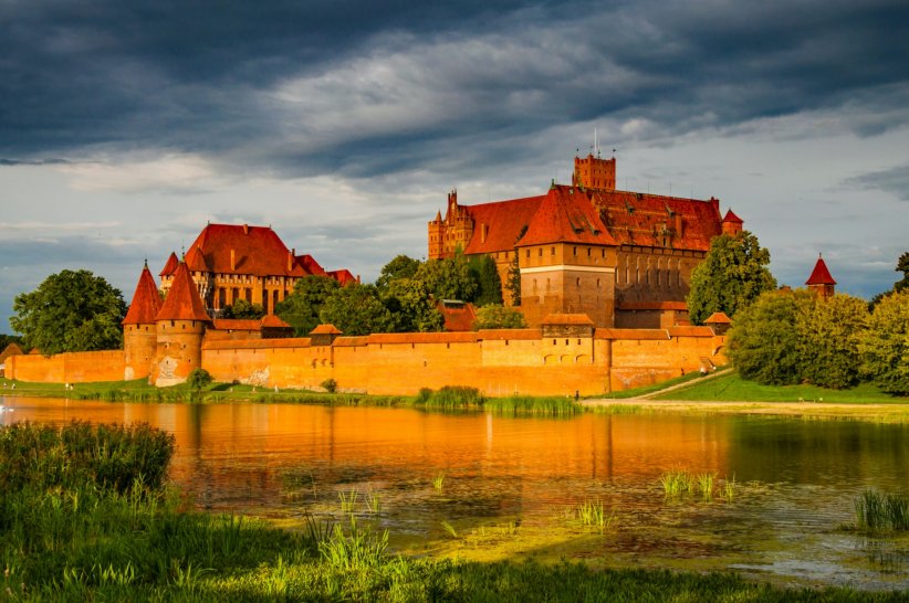 La château médiéval de Malbork La château médiéval de Malbork