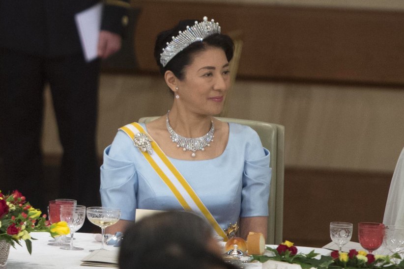 L'impératrice Masako rencontre les Macron L'impératrice Masako rencontre les Macron