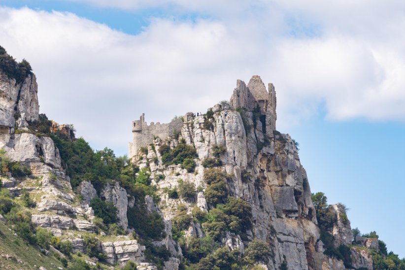 Le château de Crussol, à Saint-Péray Le château de Crussol, à Saint-Péray