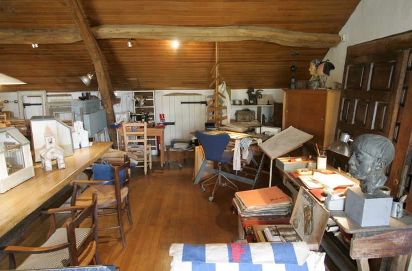 La maison-atelier Foujita à Villiers-le-Bâcle (Essonne) La maison-atelier Foujita à Villiers-le-Bâcle (Essonne)