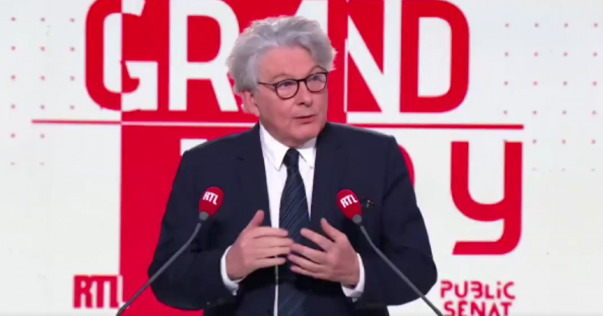 The vocation of Europe is not to become the vassal of the United States, regrets former European Commissioner Thierry Breton.