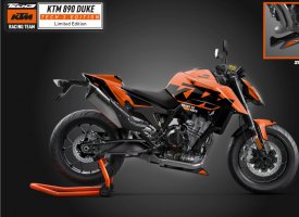 KTM 890 Duke Black Tech3 : replica team Poncharal !