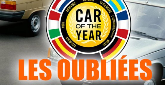 Voiture de l'année : 10 modèles tombés dans l'oubli