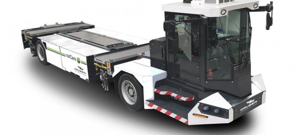 Gaussin prépare une nouvelle solution de tracteur à hydrogène autonome
