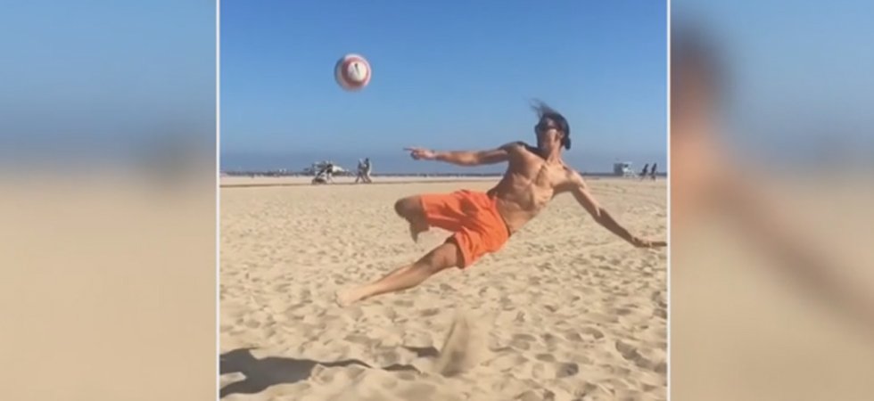Zlatan fait le show sur les plages de Californie !