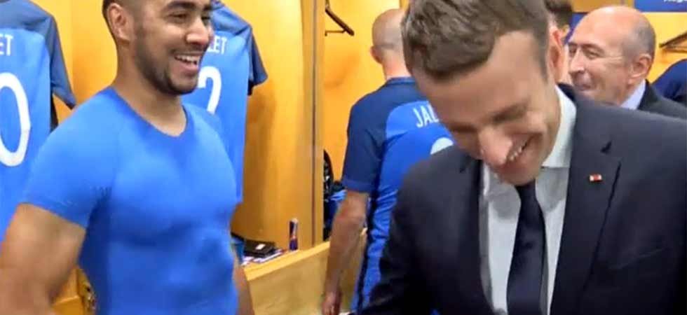 VIDÉO - Dimitri Payet à Emmanuel Macron : "Enfin un Président qui supporte une vraie équipe"