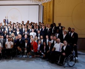 Tokyo 2020 : Macron a reçu les médaillés à l'Elysée