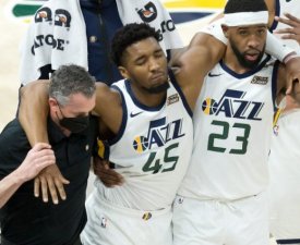 NBA - Utah : Une simple entorse de la cheville droite pour Mitchell