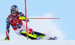 Ski alpin - Slalom de Levi (H) : Noël deuxième de la première manche derrière Braathen