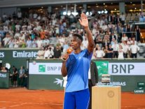 L'émotion de Monfils L'émotion de Monfils