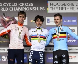 Cyclo-cross - Mondiaux 2023 : Le Français Bisiaux champion du monde junior