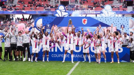 Coupe de France (F/Finale) : L'OL Lyonnes sacré après sa victoire face au PSG