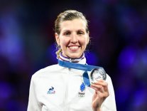 Auriane Mallo-Breton : médaille d'argent en escrime Auriane Mallo-Breton : médaille d'argent en escrime