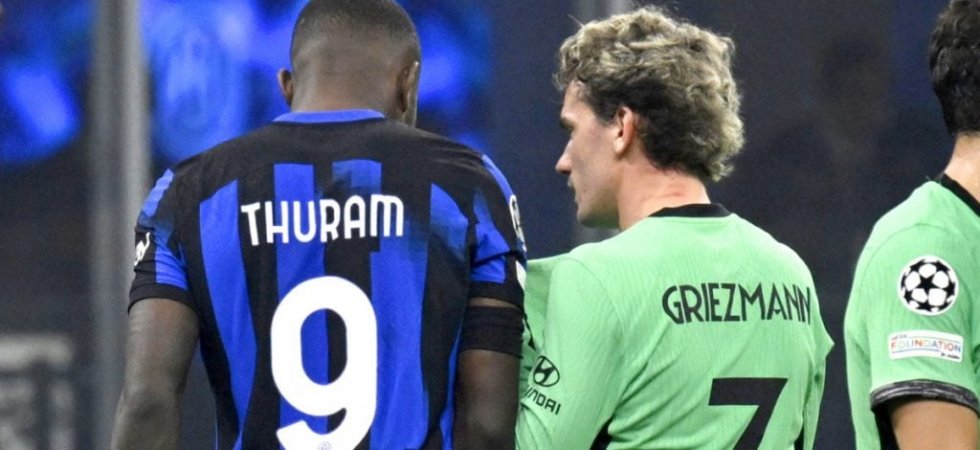 Inter-Atlético : Thuram et Griezmann sortis blessés 