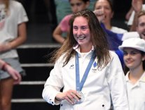 Anastasia Kirpichnikova : Médaille d'argent en natation Anastasia Kirpichnikova : Médaille d'argent en natation