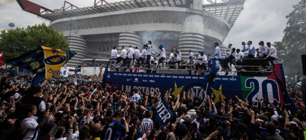 Serie A (J34) : L'Inter Milan a fêté son titre, Naples et l'AS Rome dos à dos 
