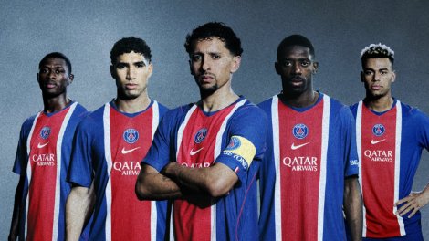Le PSG dévoile son nouveau maillot