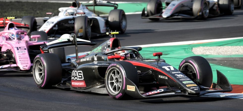 GP d'Espagne : Un violent accident en Formule 2, la monoplace prend feu