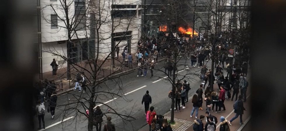 Loi Travail : la manif des lycéens dégénère gravement à Levallois