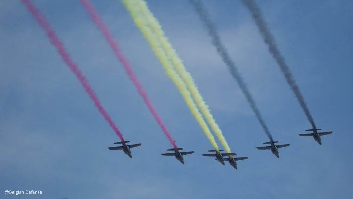 Défilé militaire et civil belge du 21 juillet