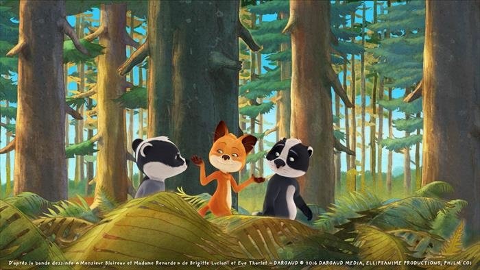 La famille Blaireau-Renard