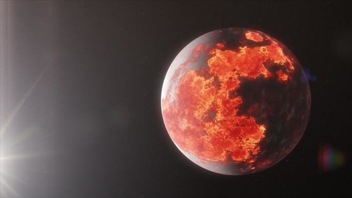 Les volcans de l'espace
