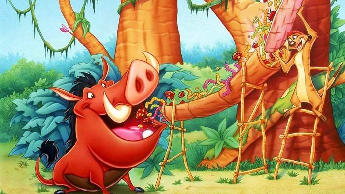 Timon et Pumbaa