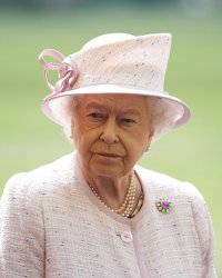 Un garde royal d'Elizabeth II pris le nez dans la poudre