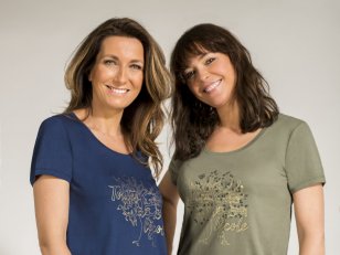 Anne-Claire Coudray et Sandrine Quétier marraines d'un t-shirt solidaire