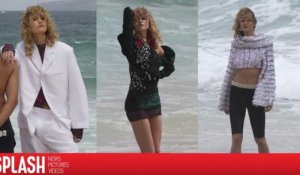 Karlie Kloss n'a pas besoin de bikini pour poser à la plage