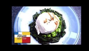 [Recette] Petite Salade De Chèvre Frais Aux Fevettes et Haricots Verts - Chef Georges Paineau