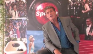 David Hasselhoff fait la promotion de Killing Hasselhoff à Cannes