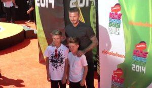 David Beckham et ses fils volent la vedette aux Kids' Choice Awards de Nickelodeon