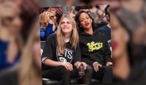 Rihanna emmène Cara Delevingne voir un match de basket