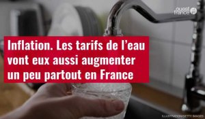 VIDÉO. Inflation : les tarifs de l’eau vont eux aussi augmenter un peu partout en France