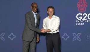 G20: le président français Emmanuel Macron réunit quelques dirigeants pour un dîner