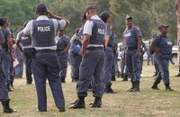 Forte présence policière à Pretoria, l'Afrique du Sud se prépare à la grève générale