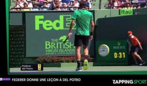  Zap Sport 28 mars : Roger Federer donne une leçon à Juan Martin Del Potro (vidéo) 